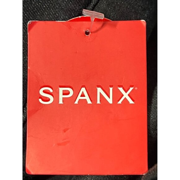 Spanx Women Skinny Black Size Medium M Distress Mid Rise Jeans Stretch New - Picture 11 of 12